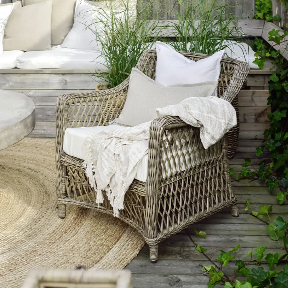 Artwood Parvekekalusteet|Aurinkotuolit Ja Aurinkopedit<Marbella-polyrottinkinojatuoli
