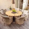 Brafab Uutuudet|Pöydät<Peace-ruokapöytä, tiikki
