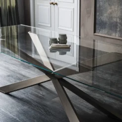 Cattelan Italia Ruokapöydät<Spyder-ruokapöytä, suorakaide
