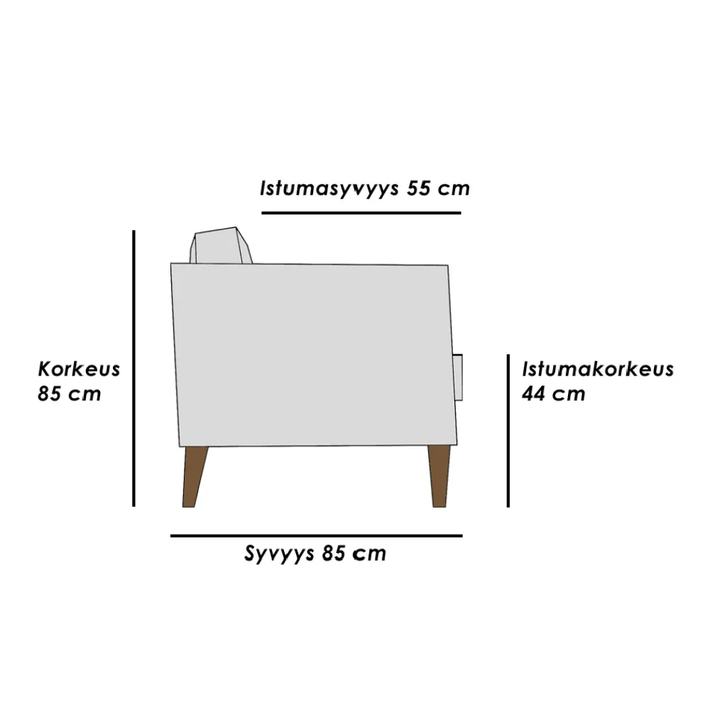 Finsoffat Vuodesohvat|3-Istuttavat Sohvat<Aini-vuodesohva