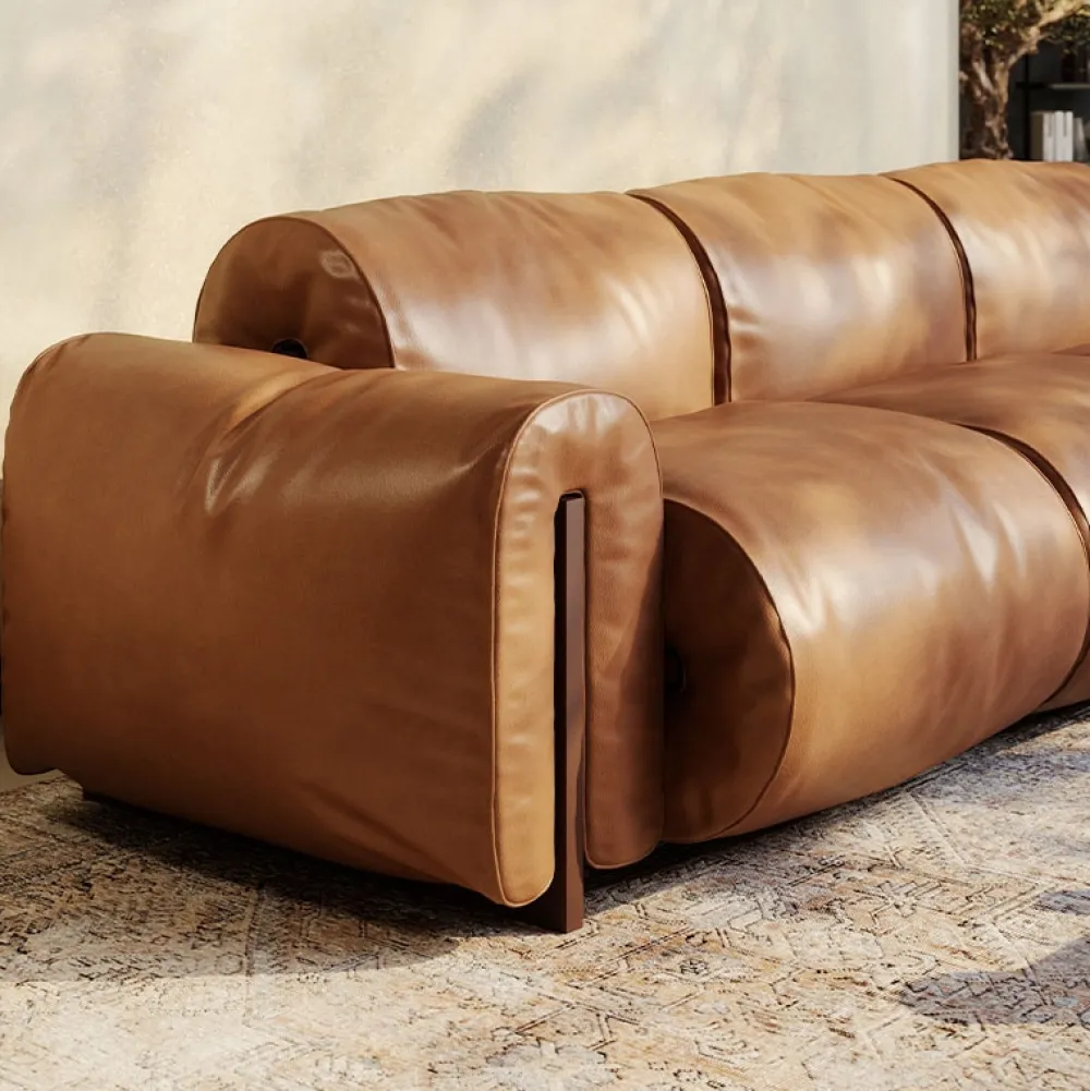 Natuzzi 3-Istuttavat Sohvat|Moduulisohvat<Colle-sohva