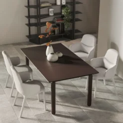 Natuzzi Ruokapöydän Tuolit<Edgar-käsinojatuoli