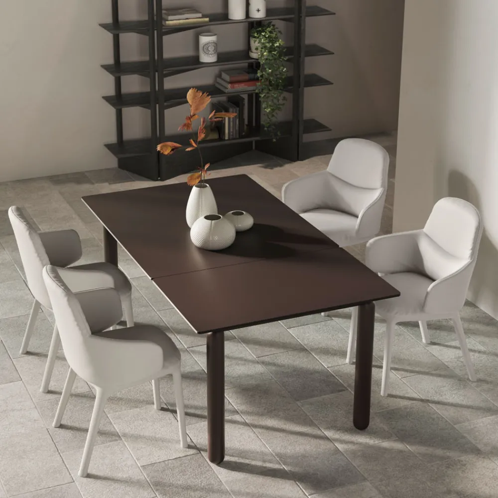 Natuzzi Ruokapöydän Tuolit<Edgar-käsinojatuoli