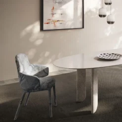 Natuzzi Ruokapöydät|Pyöreät Pöydät<Libra-ruokapöytä, pyöreä