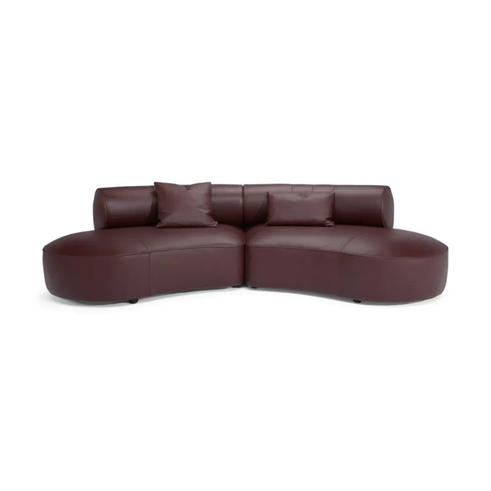 Natuzzi Moduulisohvat|3-Istuttavat Sohvat<Melody-kaarisohva