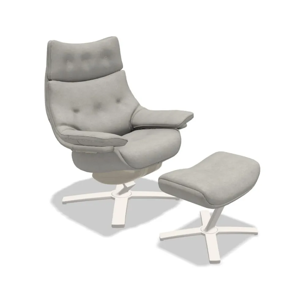 Natuzzi Mekanismituolit|Nojatuolit<Re-Vive Club-lepotuoli