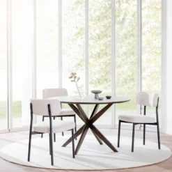 Rowico Home Ruokapöydät|Pyöreät Pöydät<Rowico Calverton-ruokapöytä