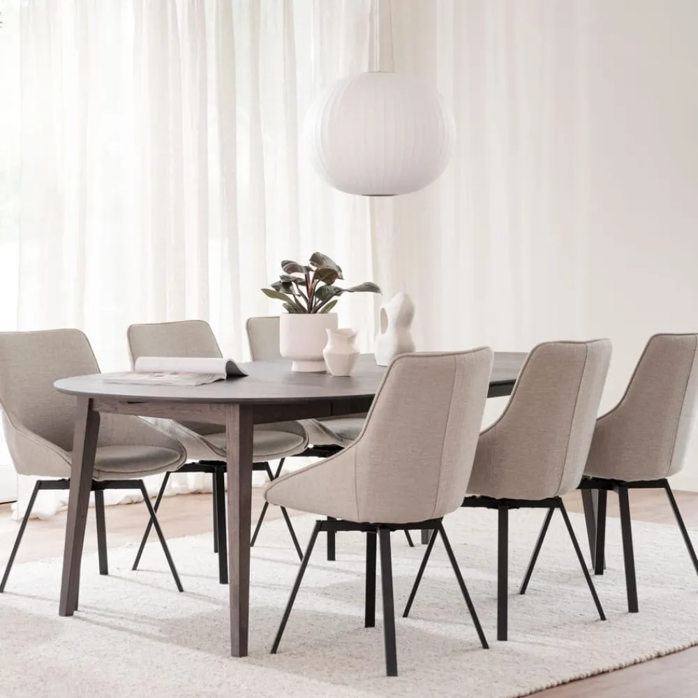 Rowico Home Ruokailuryhmät<Rowico Filippa-ruokailuryhmä, ruskea tammi