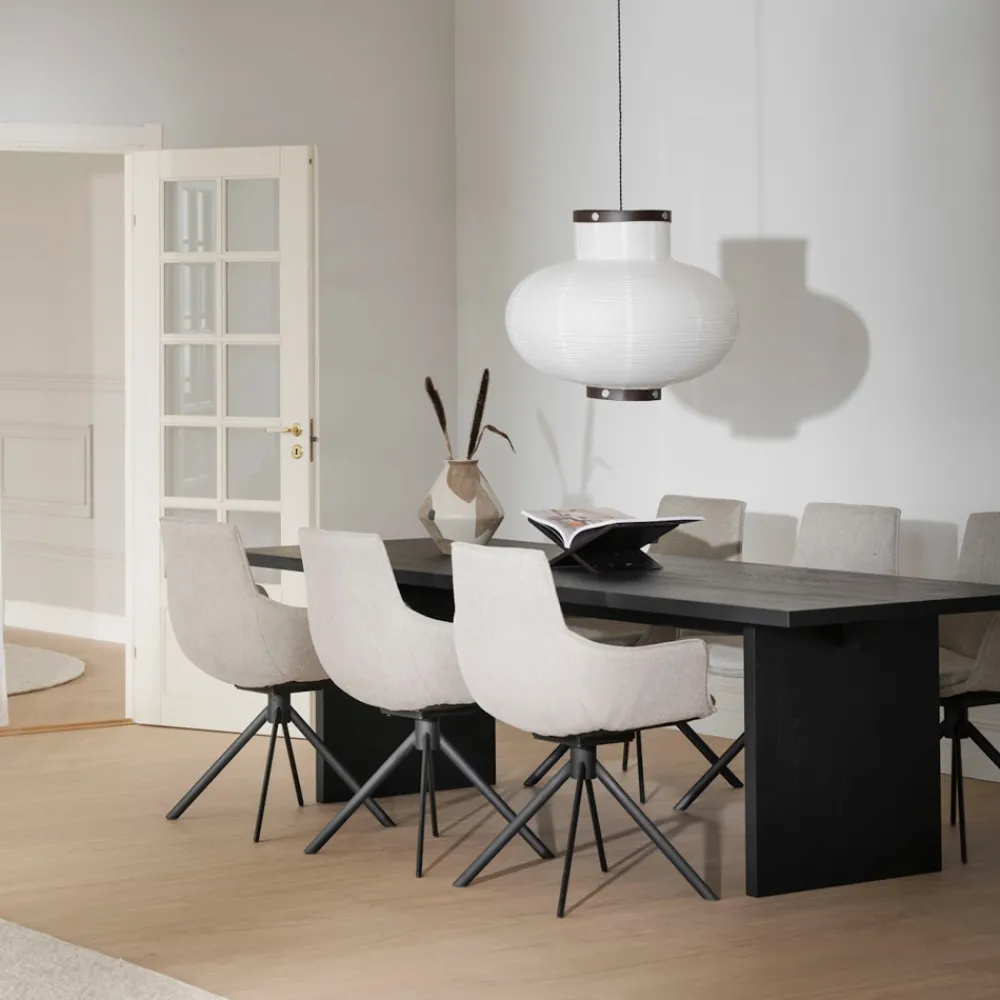 Rowico Home Ruokapöydän Tuolit|Pyörivät Tuolit<Rowico Lowell-käsinojatuoli 360°