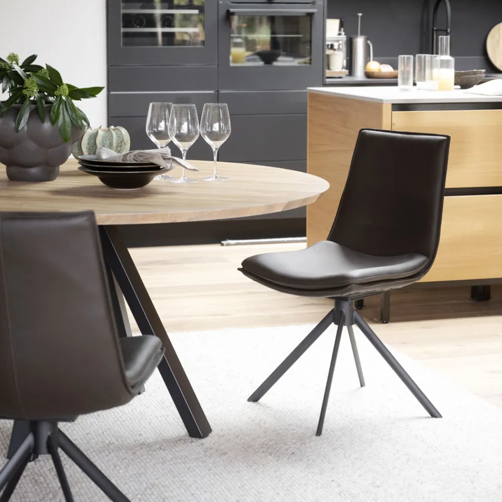 Rowico Home Ruokapöydän Tuolit|Pyörivät Tuolit<Rowico Lowell-tuoli 360°