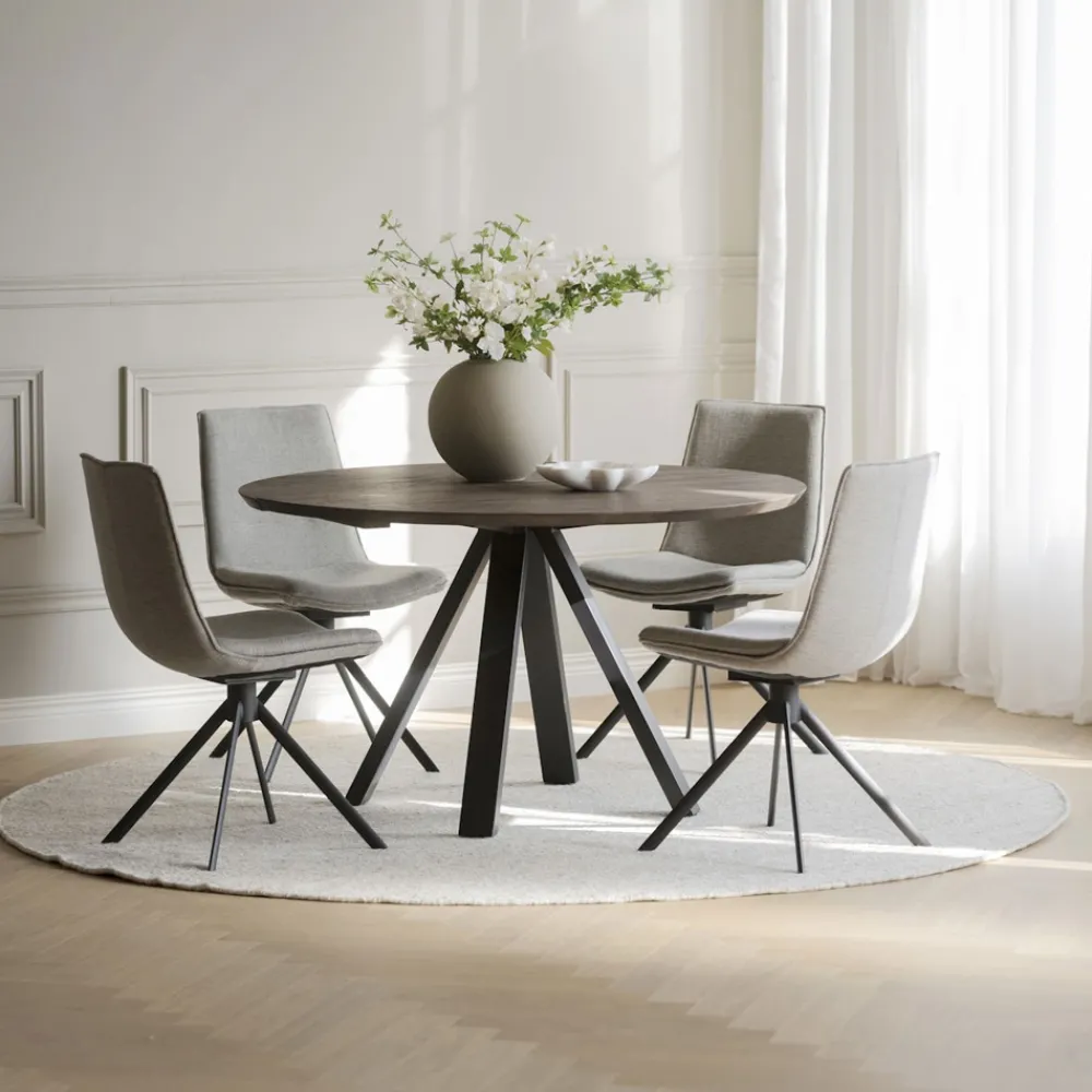 Rowico Home Ruokapöydän Tuolit|Pyörivät Tuolit<Rowico Lowell-tuoli 360°