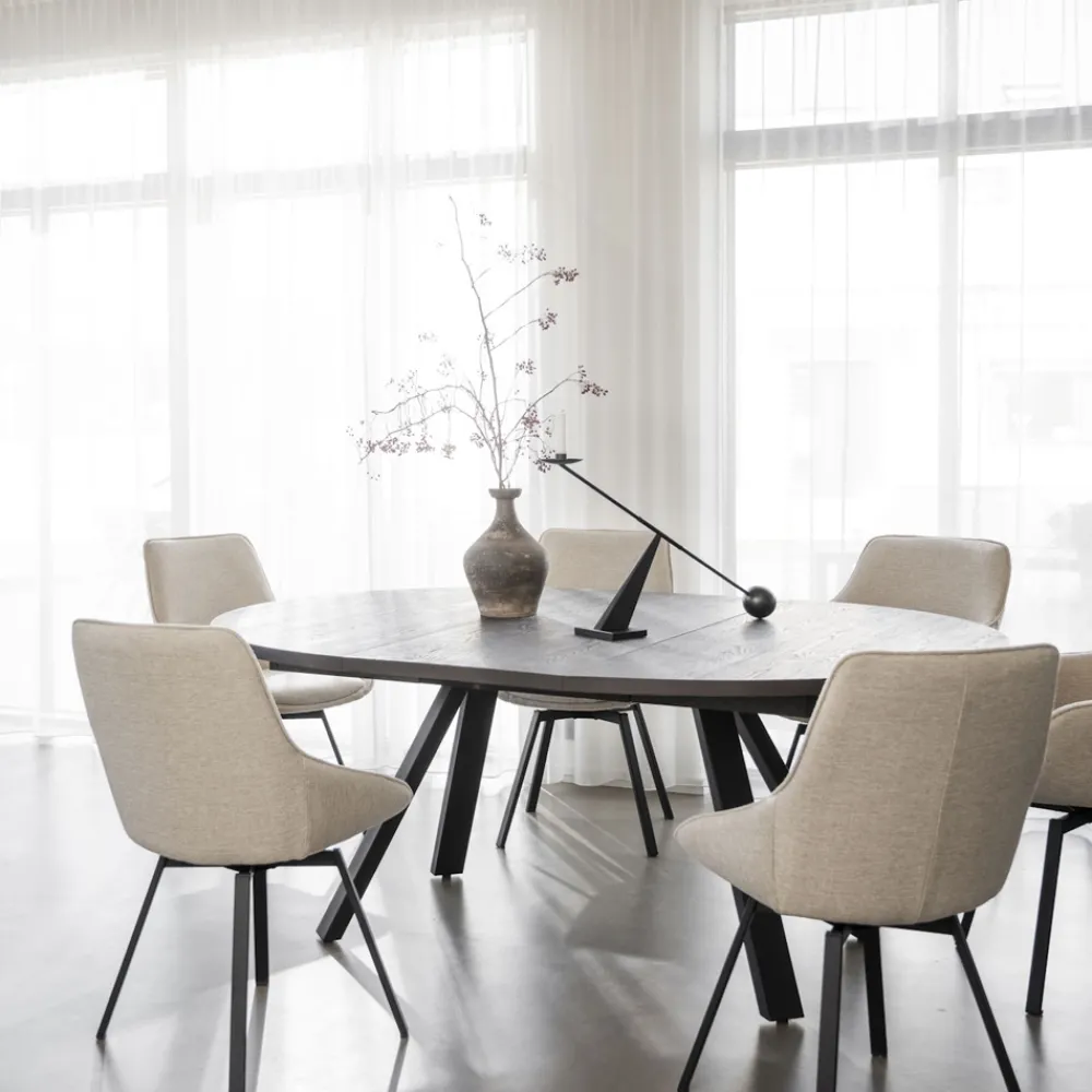 Rowico Home Ruokapöydät|Pyöreät Pöydät<Rowico Maddock-pöytä, jatkettava